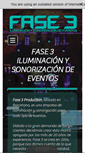 Mobile Screenshot of fase3production.com